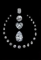 Colgante de diamantes 